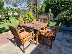 4 seater garden set with table 0