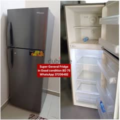 Super General Fridge snd other items for sale with Delivery