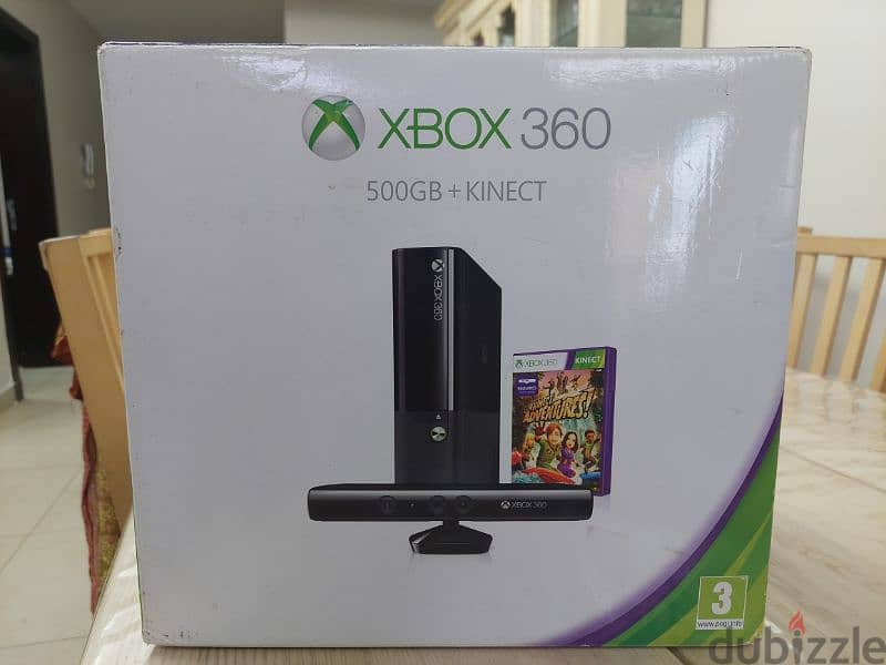 xbox 360 used with 7 games cd 2