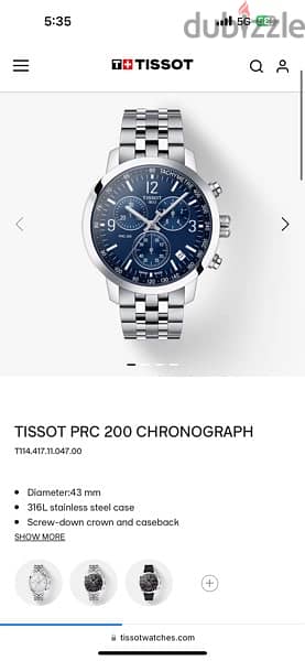 Tissot watch for sale 5