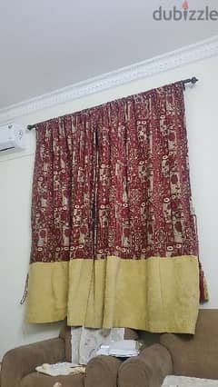 2 pair curtain and rad set for sale 0