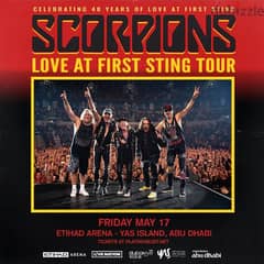 Scorpions concert at Abu Dhabi (Etihad arena)