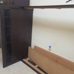 Queen size Bed (160×180) in good contact 36216143 pick up from Riffa