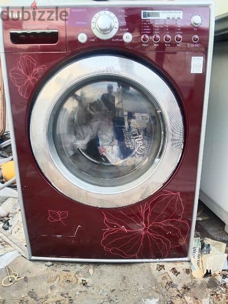 12 kg lg washing machine with daryer big size also for big family 3