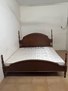 king size Bed only no mattress 0