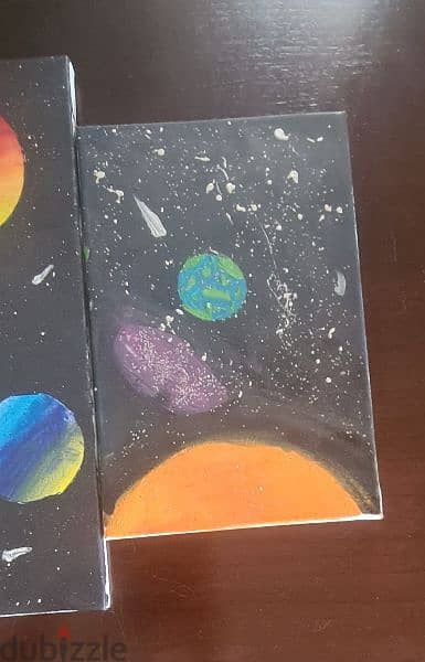 Solar System Canvas Paintings 5