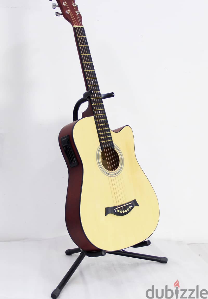 Brand New Acoustic Electric guitar with Bag and accessories 3