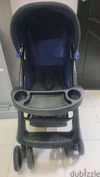 stroller + car seat good condition only at 30 bd 1