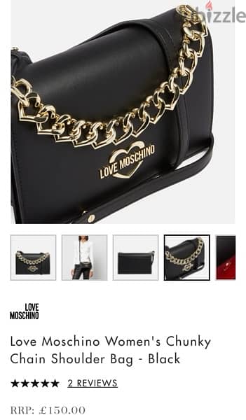 new authentic love moschino bag 2