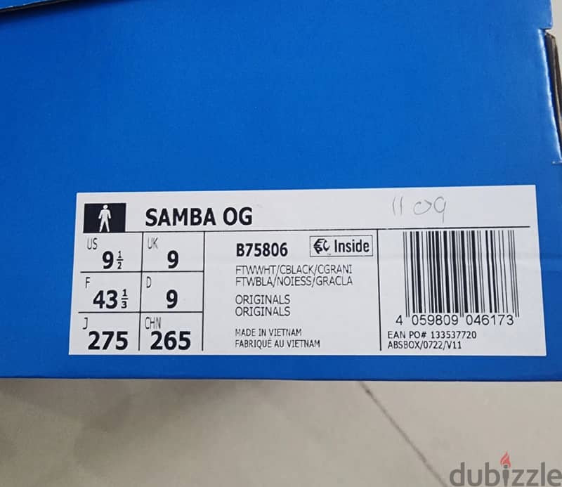 Adidas Samba OG (White) 4