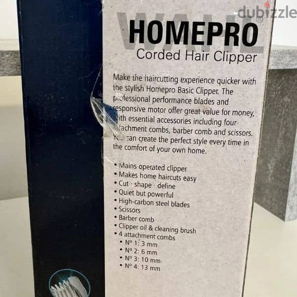 Wahl HomePro Corded Clipper جهاز حلاقة واهل سلكي 8