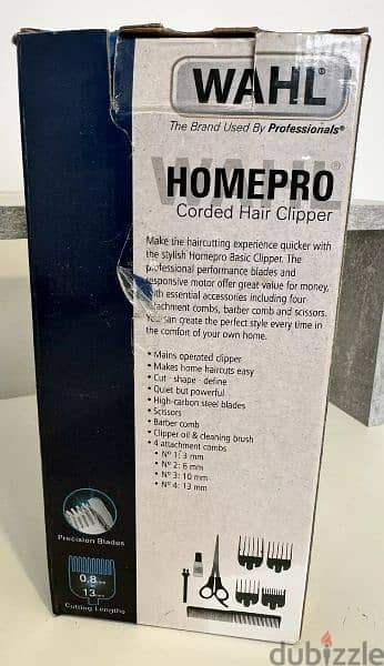 Wahl HomePro Corded Clipper جهاز حلاقة واهل سلكي 12
