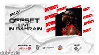 Offset in Bahrain concert tickets 0