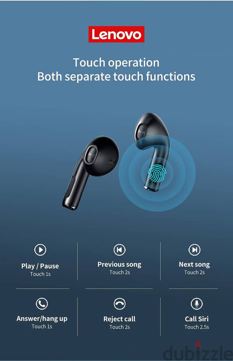 Brand New Lenovo Wireless EarBuds TWS 5.0 for just 5.99BD 1