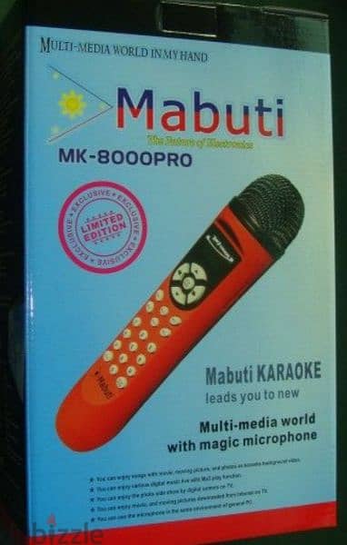 AUDIO MICROPHONE MABUTI KARAOKE MK-8000PRO MIC FOR SALE 0