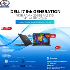 DELL I7 8th Generation Laptop 16GB Ram Intel 8GB Graphics 0