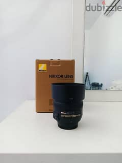 Nikkor (Nikon) 50mm F1.4G نظيفة جداً