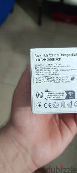 Redmi Not 12 pro 5g (ram 8+4/256 GB) 1