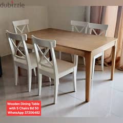 Dining table wooden and other items For sale With Delivery