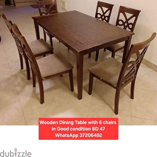 Dining table wooden and other items For sale With Delivery 1