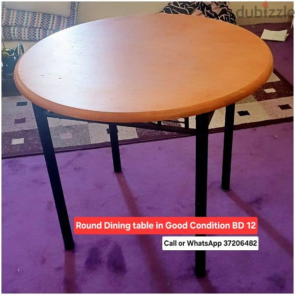 Dining table wooden and other items For sale With Delivery 13