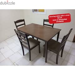 Dinning table and other household items for sale with delivery