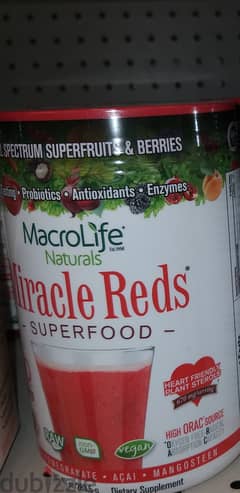 Macrolife naturals Miracle reds