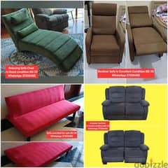 Relaxing sofa chair and other items for sale with Delivery