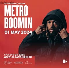 metro boomin (wednesday) 4 tickets available