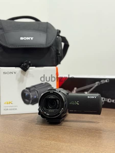 Sony FDR-AX43 4K Handycam كيمرا فيديو 1