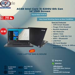 ACER 6th Generation Core i5 Laptop 8GB DDR4 RAM M. 2 256GB SSD 0
