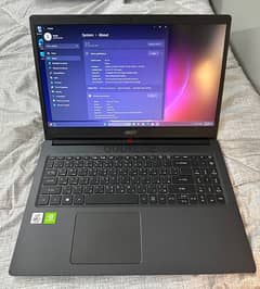 Acer i7 10th gen laptop with Nvidea graphics