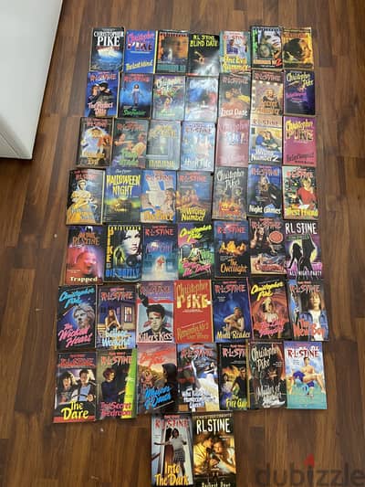 51 books of RL stine and Christopher pike