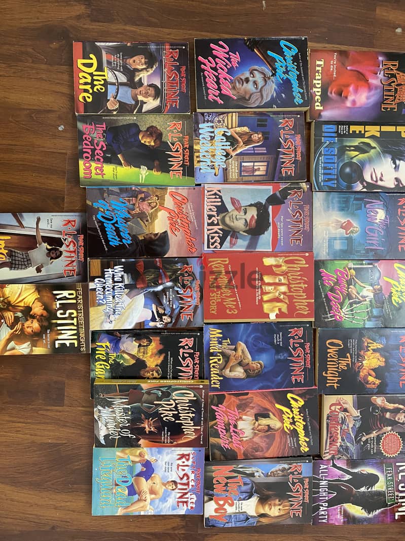 51 books of RL stine and Christopher pike 1