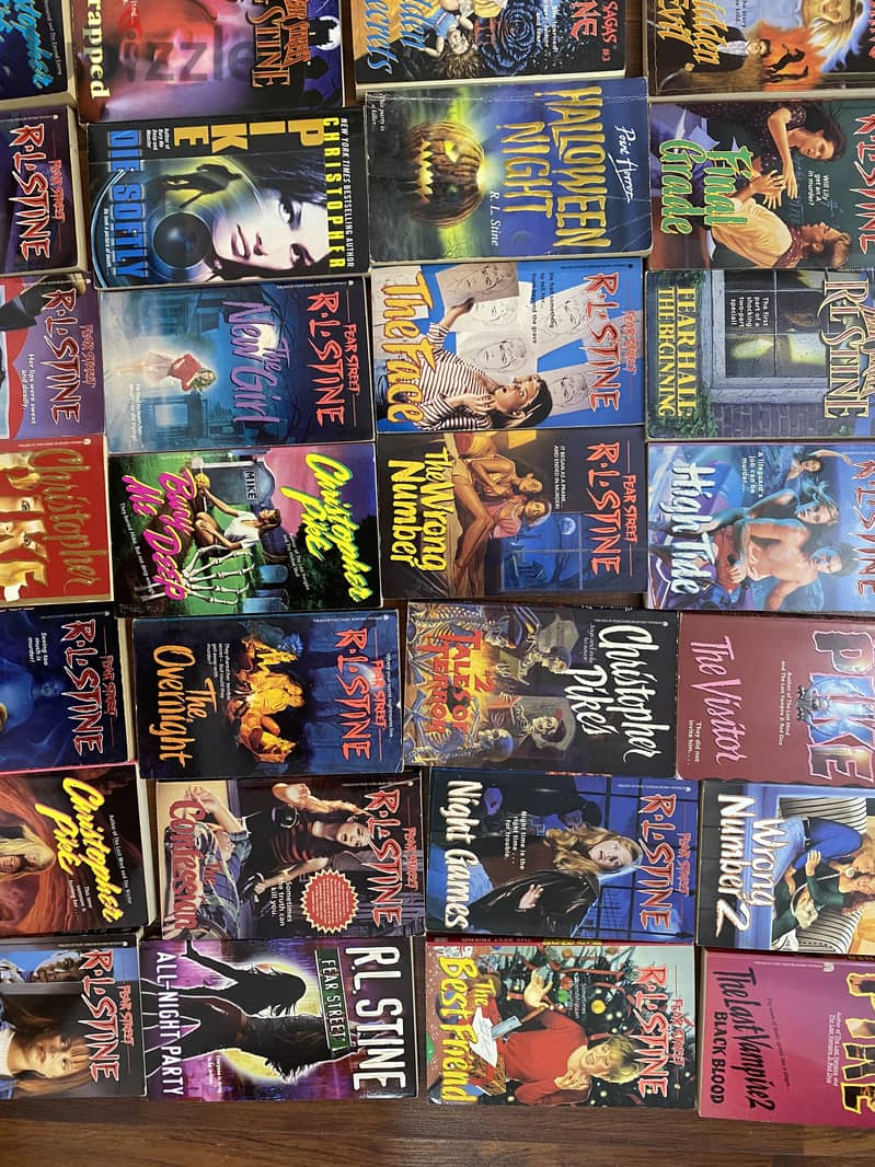 51 books of RL stine and Christopher pike 2