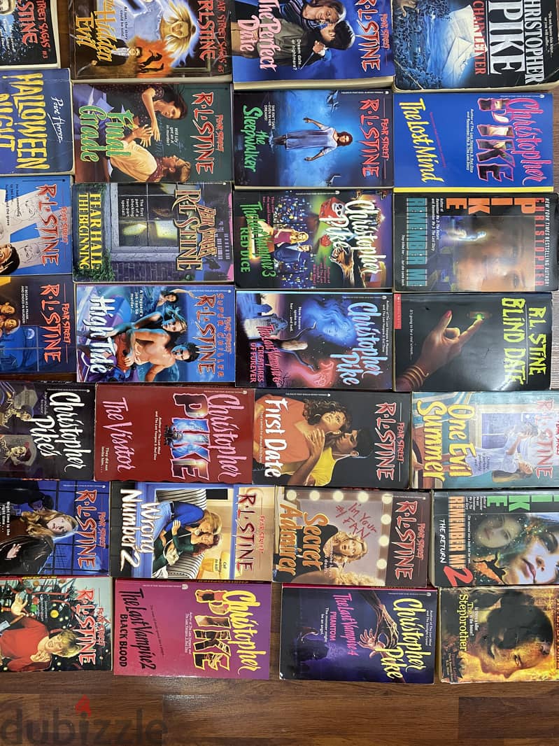 51 books of RL stine and Christopher pike 3