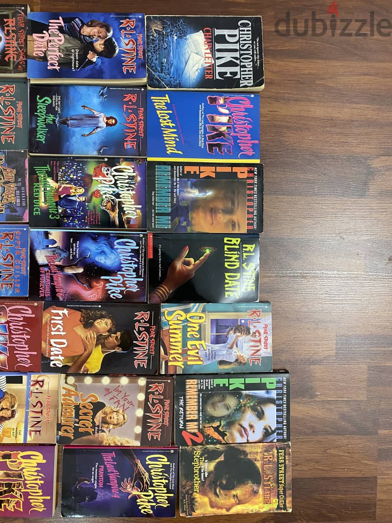 51 books of RL stine and Christopher pike 4