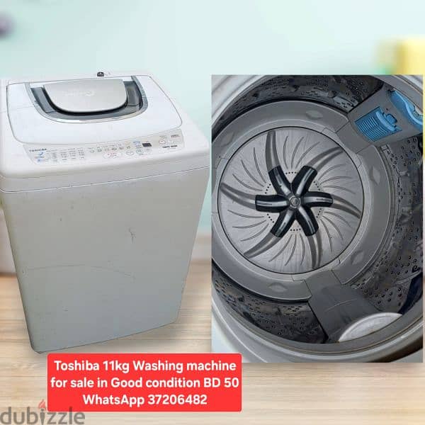 washing machine and frg for sale with Delivery 6