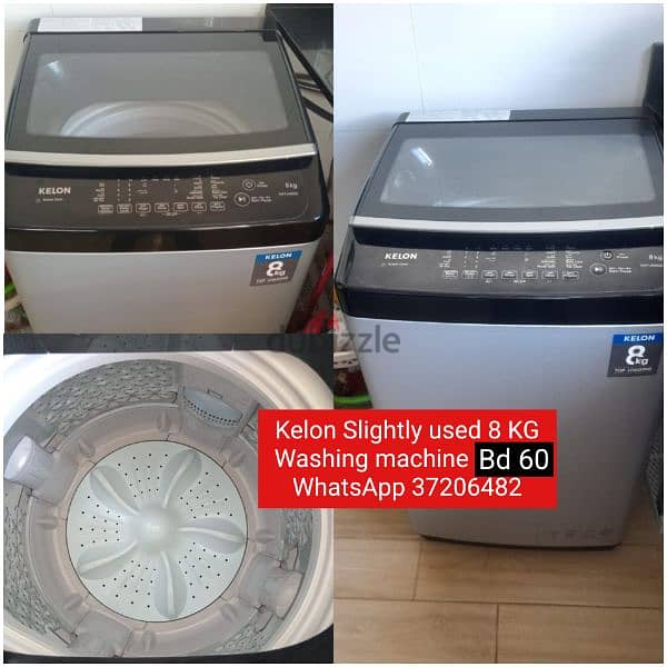 washing machine and frg for sale with Delivery 14