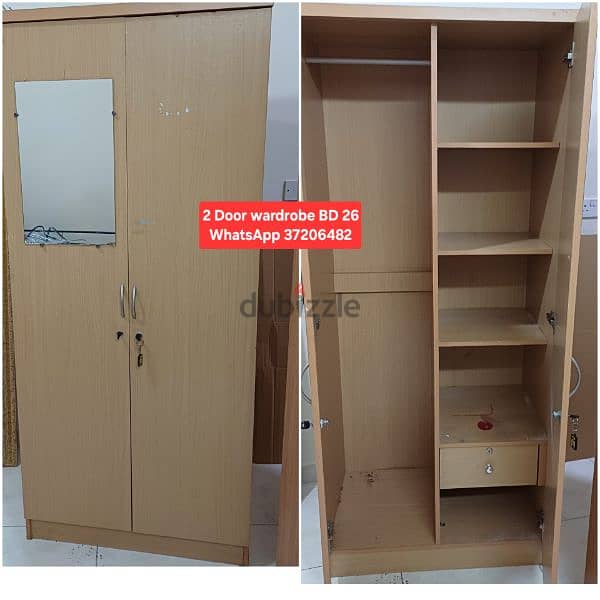 3 Door large size wardrobe and other items for sale with Delivery 14