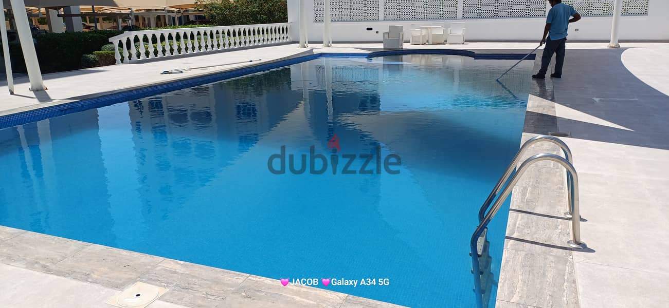 Swimming pool cleaning 3