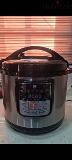 pressure cooker 12 L with steel and tefal