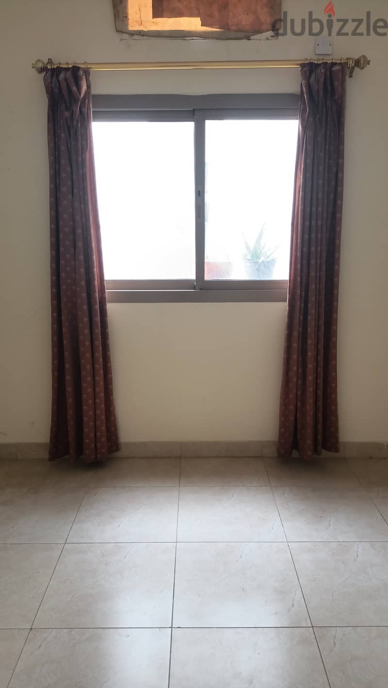 Reddish Brown Curtains With Rods 1