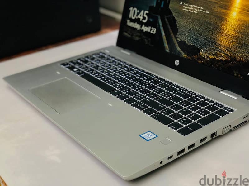 HP ProBook 8th Gen Core i5 15.6" FHD Laptop Same As New FREE BAG+MOSUE 3