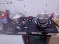 gas stove with cylinder