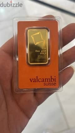 valcambi 999.999 31.100 GRAM GOLD BAR