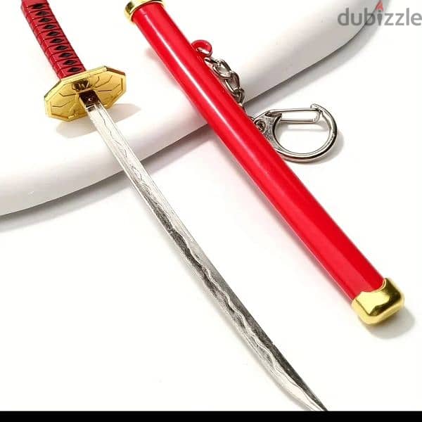 Mini Toy Samurai Knife Key Chain, Toy Metal
Weapon Sword Keychain Key 1