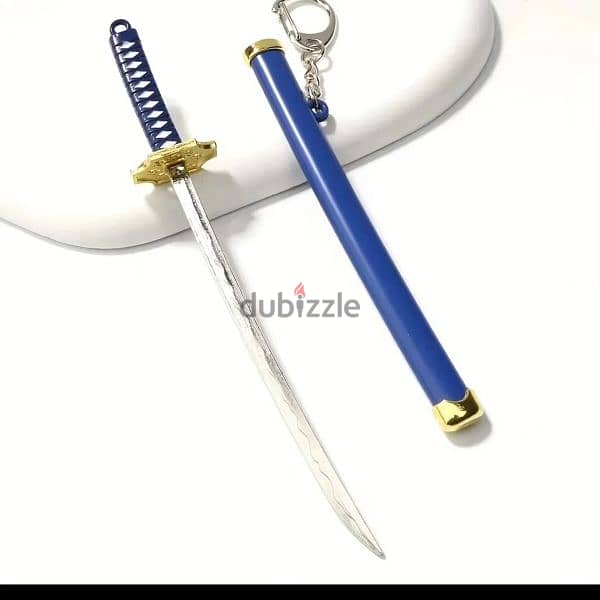 Mini Toy Samurai Knife Key Chain, Toy Metal
Weapon Sword Keychain Key 4