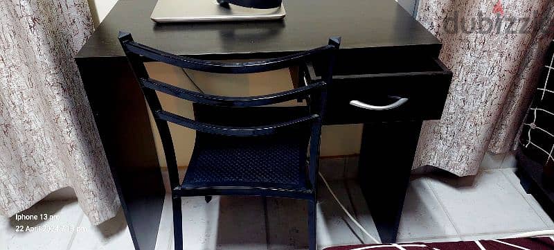 study/working table with chair. . . almost new 1