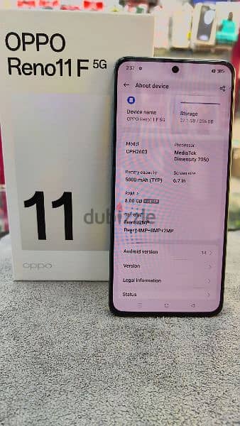 Oppo reno 11 F 5g for sell. 2